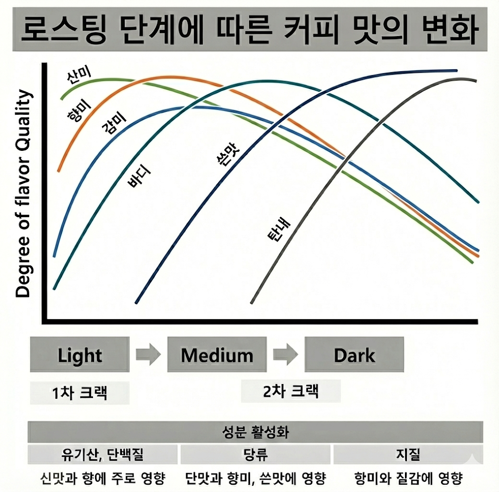로스팅 단계